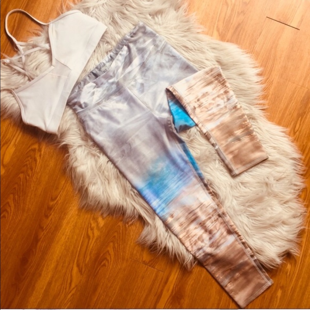 Evolution and Creation reflective leggings